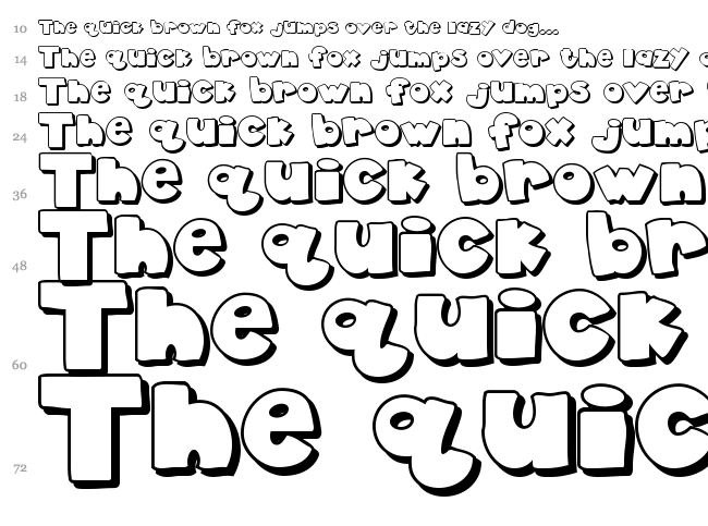 akaDylan font waterfall
